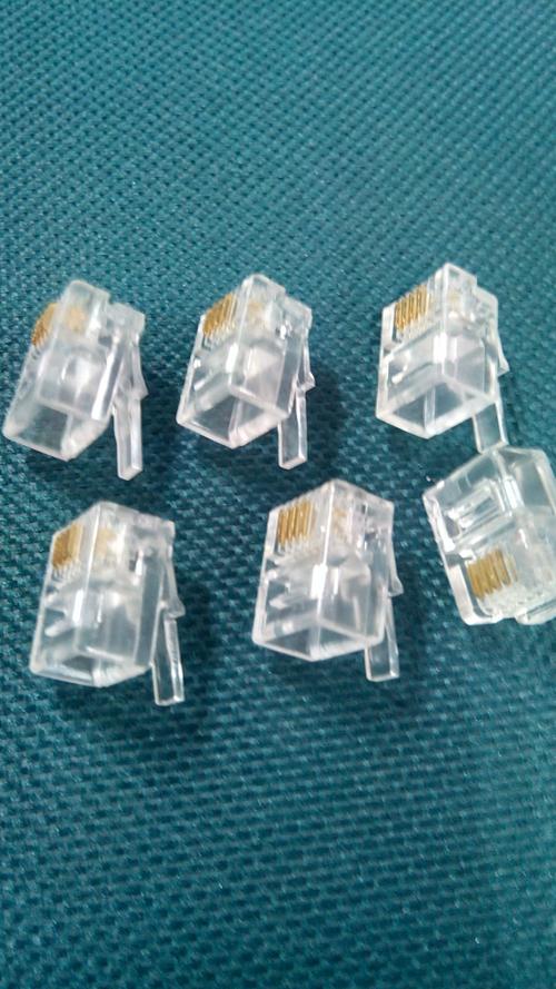  通信 布线产品 水晶头 >批发 现货 优质电话水晶头6p4c 4芯rj11